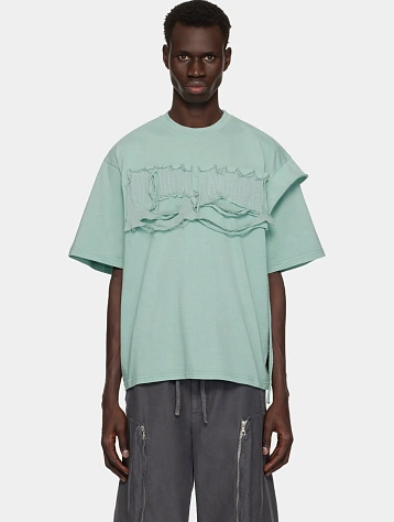 Женская Футболка Ottolinger Distressed Oversized Blue