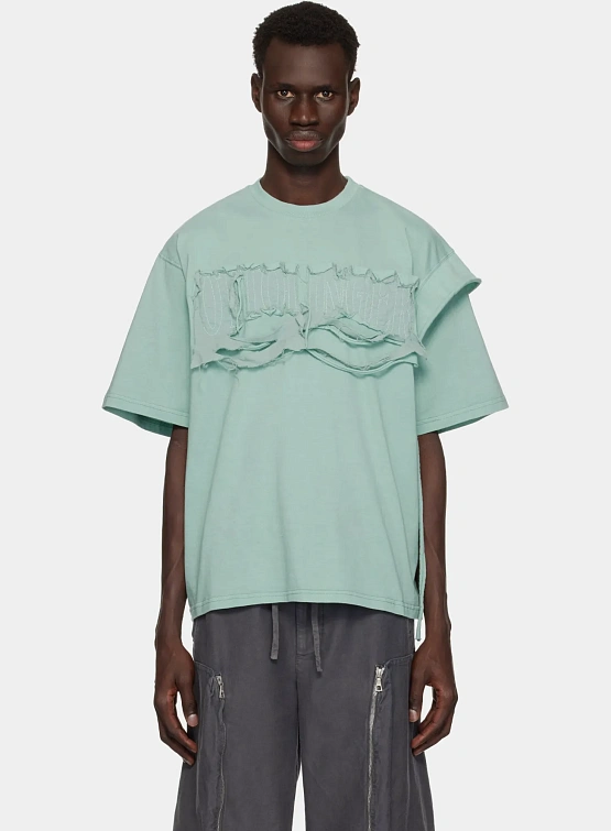 Женская Футболка Ottolinger Distressed Oversized Blue