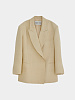 Женский пиджак Recto Corte Over Double Boat Jacket Beige