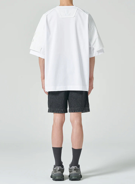 Футболка JUUN.J Layered Detail T-Shirt White