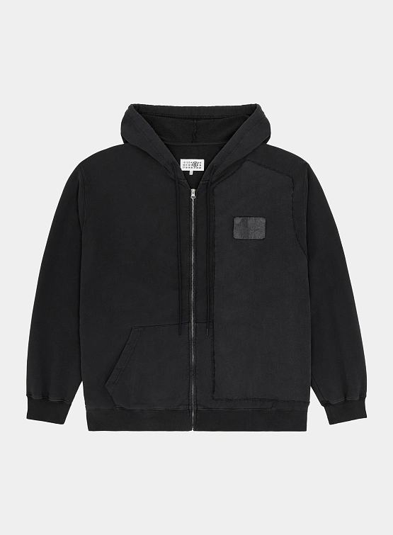 Зип-худи MM6 Maison Margiela Zip Up Logo Black