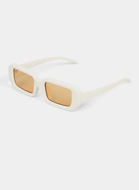 Очки NO PROBLEMO x LE SPECS Blackpool Off White/Amber Tint
