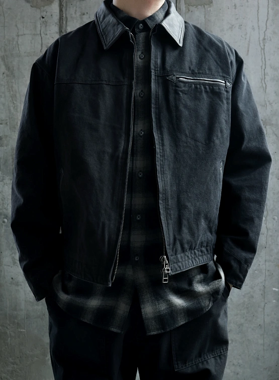 Куртка FrizmWORKS Heavy Canvas Destroyed Black