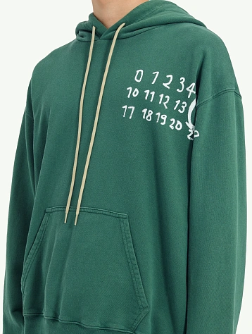 Худи MM6 Maison Margiela Numeric Artwork Green