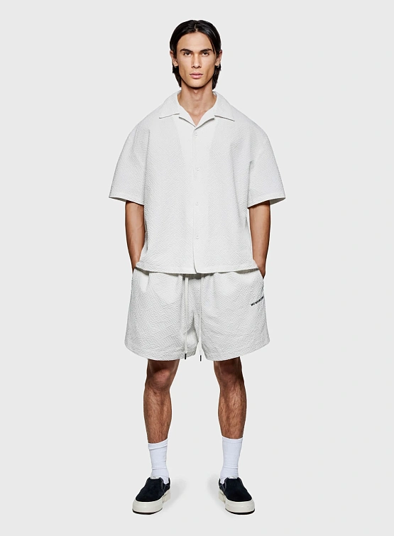 Рубашка MKI MIYUKI ZOKU Seersucker Vacation Bone