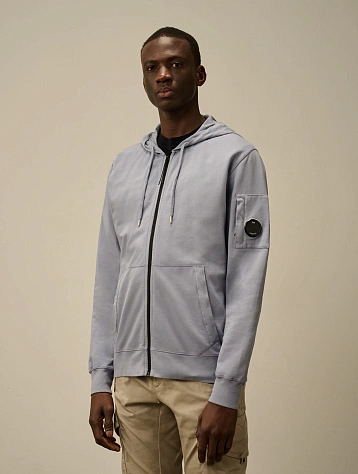 Зип-худи C.P. Company Light Fleece Full Zip Lavender Violet