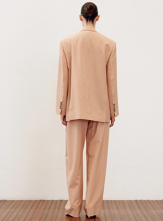 Женский пиджак Recto Signature Single Breasted Suit Peach