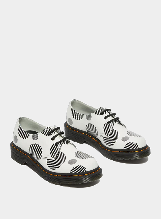 Женские полуботинки Dr. Martens 1461 Polka Dot Leather Oxford