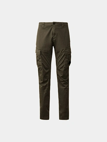 Брюки C.P. Company Stretch Sateen Cargo Lens Smoked Pearl