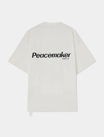 Футболка OAMC Peacemaker Dark Flower S/S White