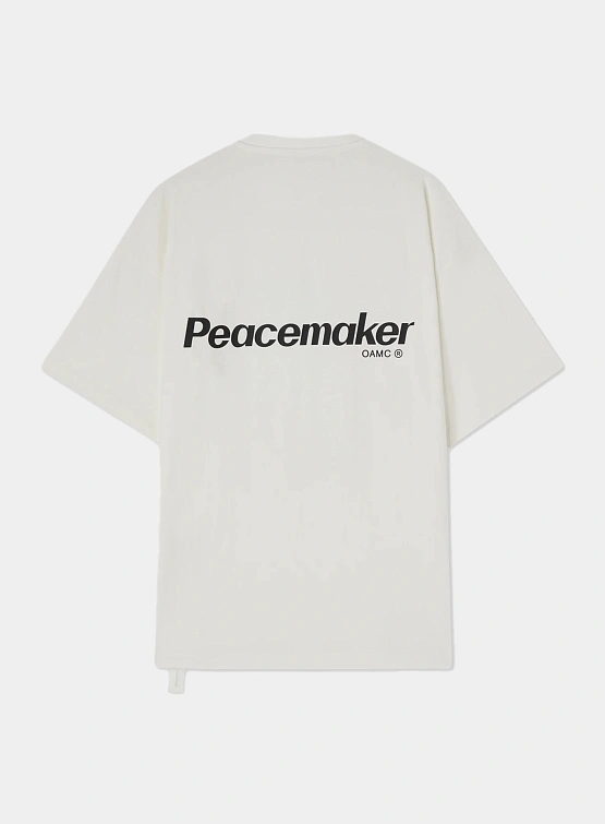 Футболка OAMC Peacemaker Dark Flower S/S White