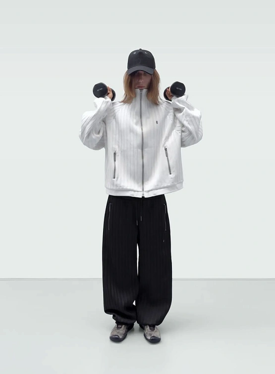 Олимпийка MADFRENZY Striped White