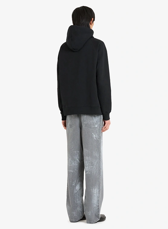 Худи Études Loose Hoodie Big É Blue Black