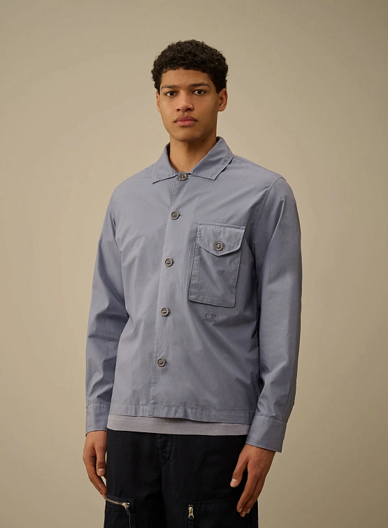 Рубашка C.P. Company Popeline Shirt Lavander Violet