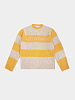 Свитер (di)vision Striped Logo Knit Yellow/White Stripe