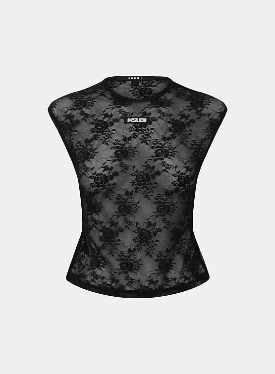 Женский Топ Ksubi Slim Tee Black Lace