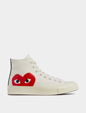 Кеды Converse x Comme des Garçons Chuck 70 Hi Milk