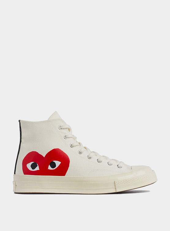 Кеды Converse x Comme des Garçons Chuck 70 Hi Milk