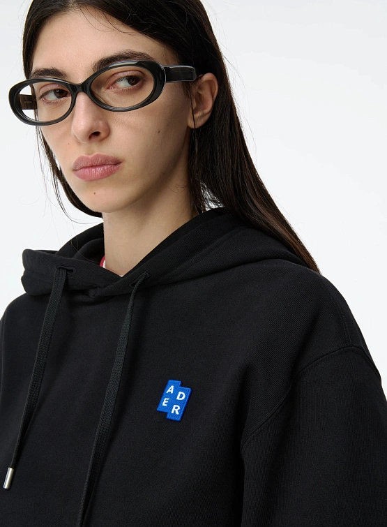 Худи ADERERROR Sig BL Tag Hoodie 01 Black