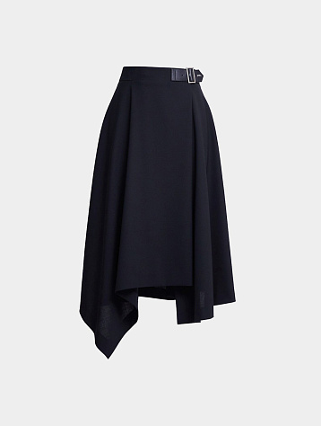 Женская юбка JUUN.J Wool Hemline Hull Skirt Black