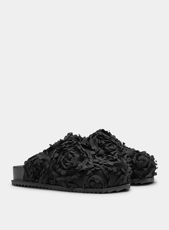 Женские сабо YUME YUME Truck Slide Flower Petals Black