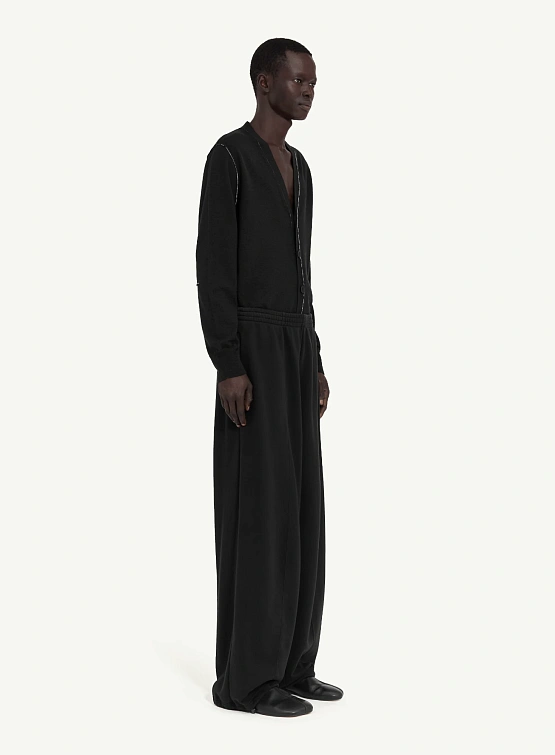 Брюки MM6 Maison Margiela Loose Wide Leg Black
