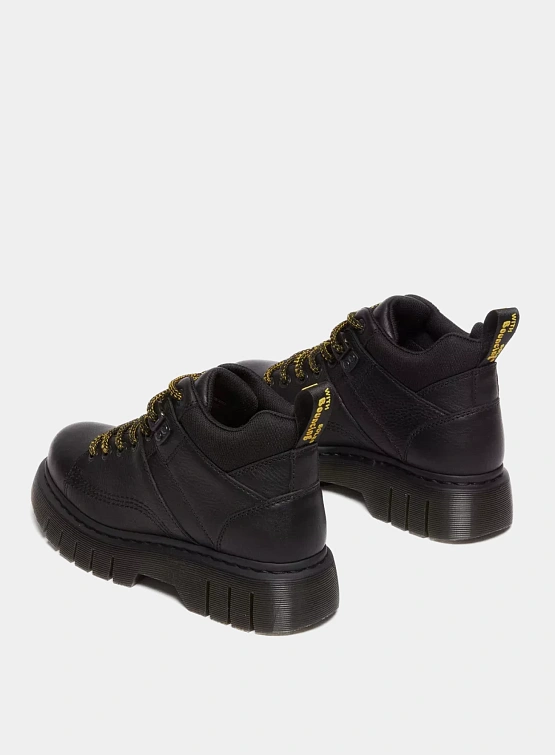 Ботинки Dr. Martens Woodard Grizzly Leather Low Casual Black