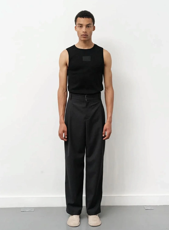 Брюки AMOMENTO Wool Stripe Martine Black