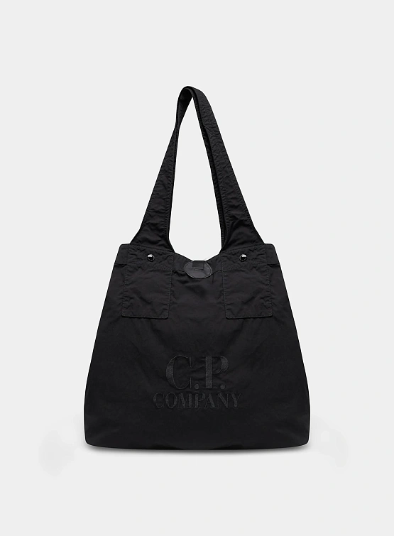 Тоут C.P. Company Twill Left Hand Logo Black