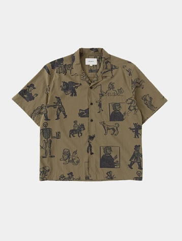 Рубашка Heresy Woodcut Green