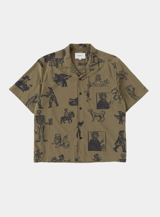 Рубашка Heresy Woodcut Green