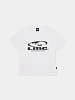 Женская футболка LMC WM Oval Globe Cropped Tee White