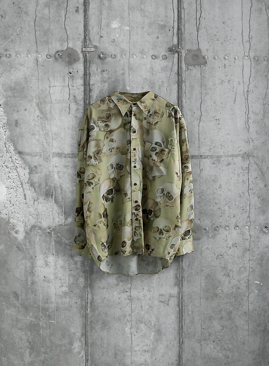 Рубашка Magliano Fontanelle Shirt Skull White