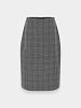 Женская юбка ABRA Long Skirt Squares Grey