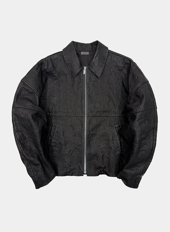 Кожаная куртка ARNODEFRANCE Metalized Leather Black