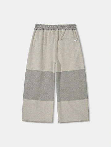Брюки ANGLAN Reverse Panel Wide Sweat Grey