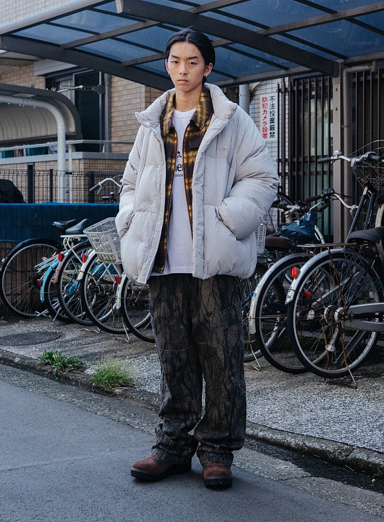 Пуховик LMC OG Raglan Down Parka Light Gray