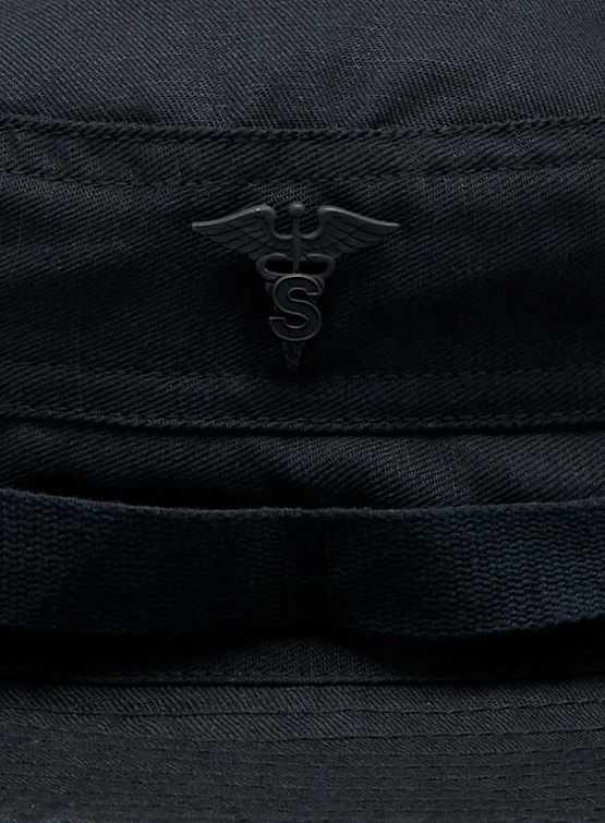 Панама MAHARISHI 6029 Hemp Boonie Hat Black