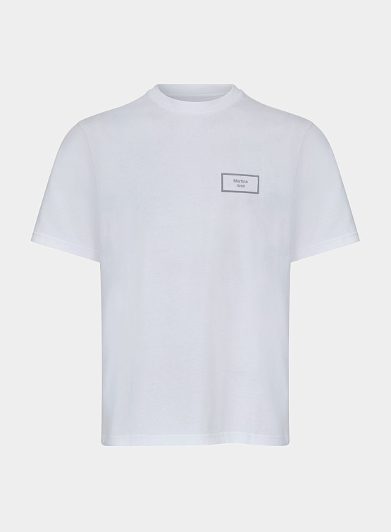Футболка Martine Rose Classic T-Shirt White/Box Logo