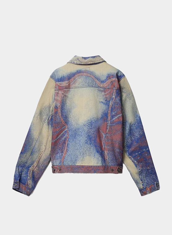 Джинсовая куртка CAMPERLAB Denim Jacket Blue-Beige-Red