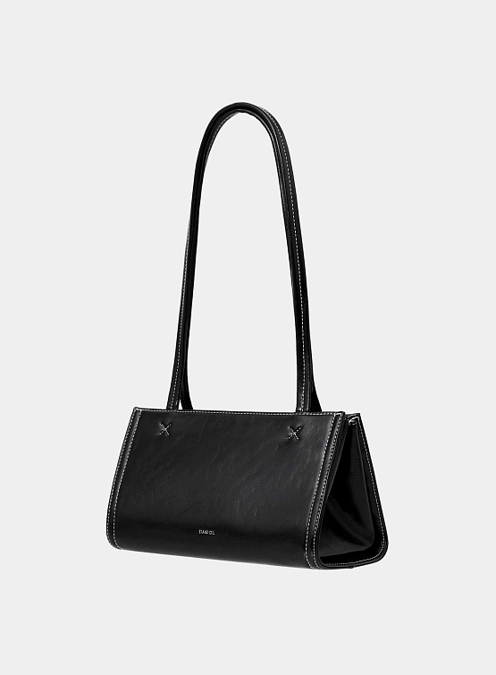 Женская сумка STAND OIL Oblong Tiny Stitch Black