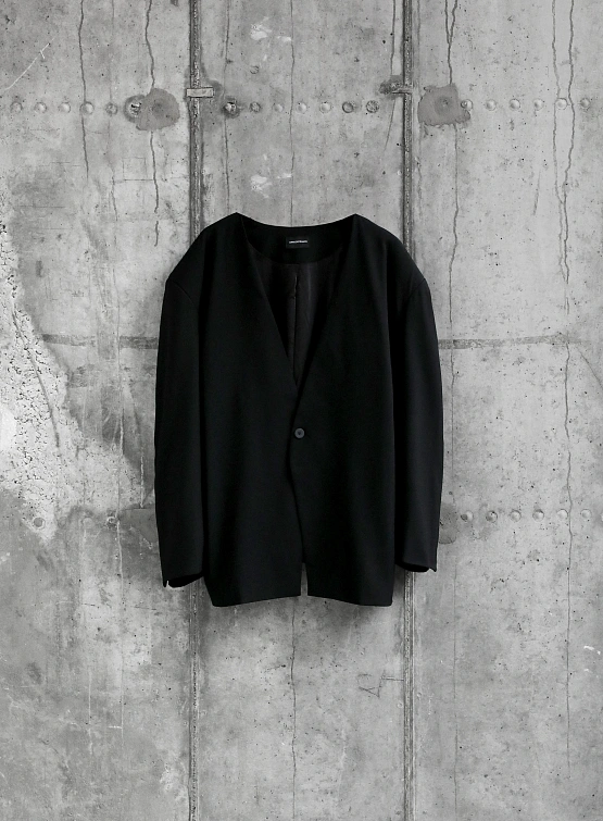 Пиджак ARNODEFRANCE Collarless Blazer Black