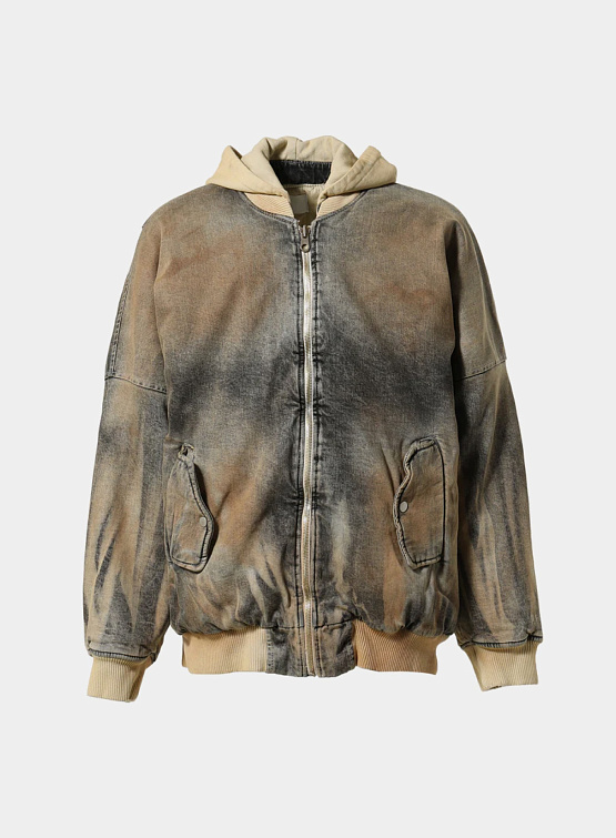 Бомбер ALCHEMIST Creed Jacket Dirty Light Indigo