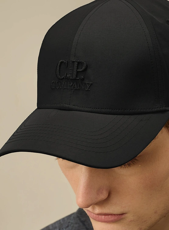 Кепка C.P. Company Chrome-R Logo Cap Black