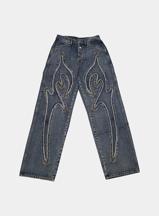 Джинсы Thug Club Tribal Denim Blue