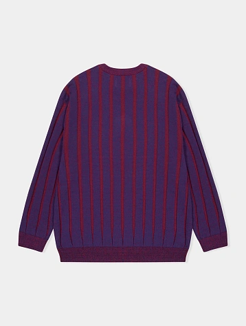 Свитер YESEYESEE Stipe Knit Pullover Navy