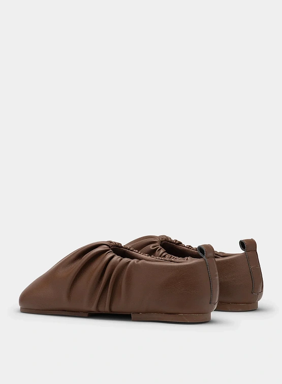 Сабо YUME YUME Wrinkle Flats Marron