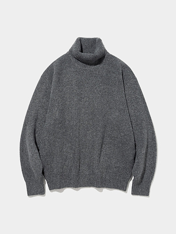 Свитер Uniform Bridge Fisherman Turtle Neck Charcoal