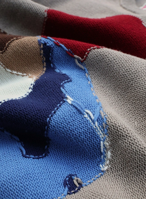 Свитер KidSuper Reverse Intarsia Figure Tan