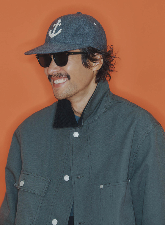 Кепка Uniform Bridge Anchor Wool Ball Cap Grey